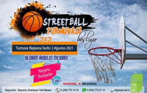 Bayramiç Belediyesi’nden Streetball Turnuvası